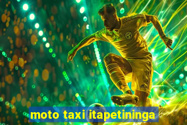 moto taxi itapetininga